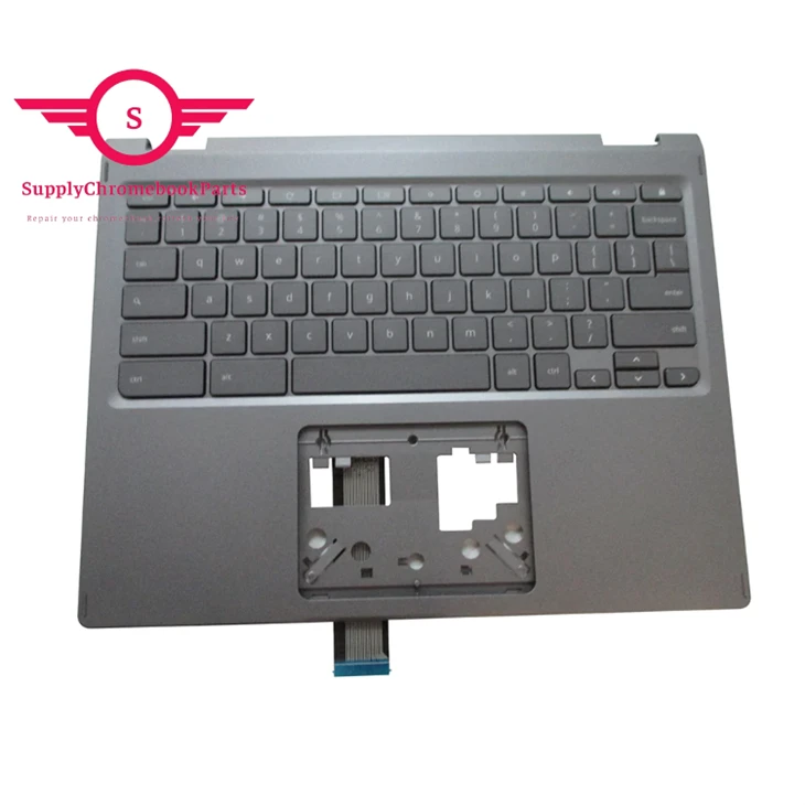 For Acer Chromebook Spin CP713-2W Gray Laptop Palmrest With Keyboard 6B.HQBN7.032