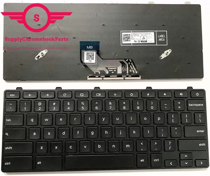 For Dell 11 3180 Chromebook Keyboard
