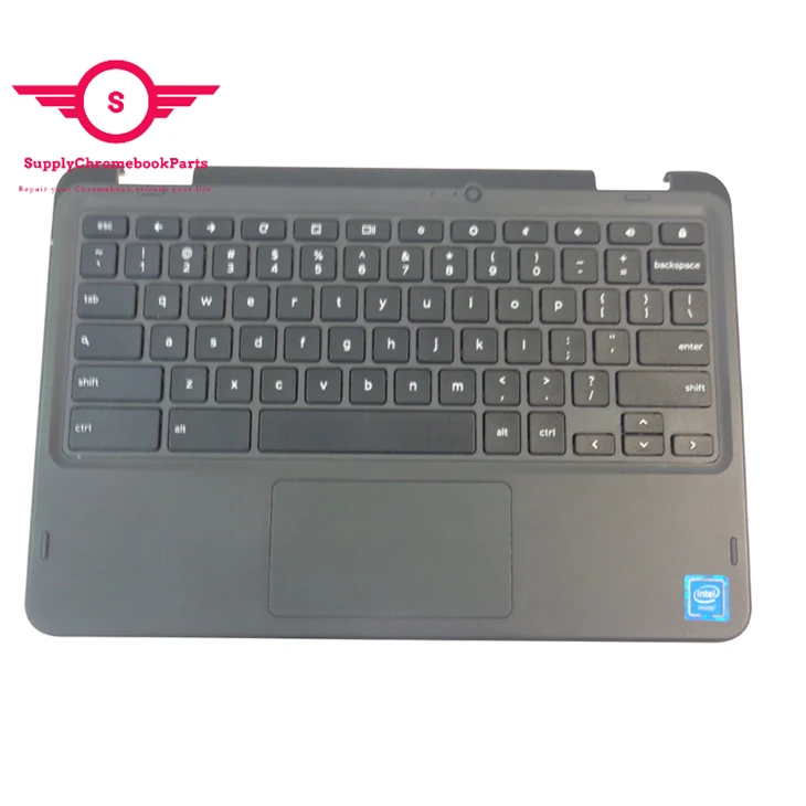 For Dell Chromebook 11 (5190) 2-in-1 Palmrest Touchpad Keyboard Assembly With WFC 2W44K