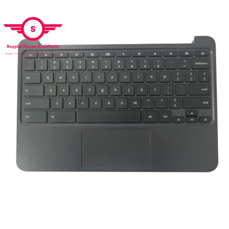 For HP Chromebook 11 G4 EE Laptop Palmrest Keyboard With Touchpad 851145-001