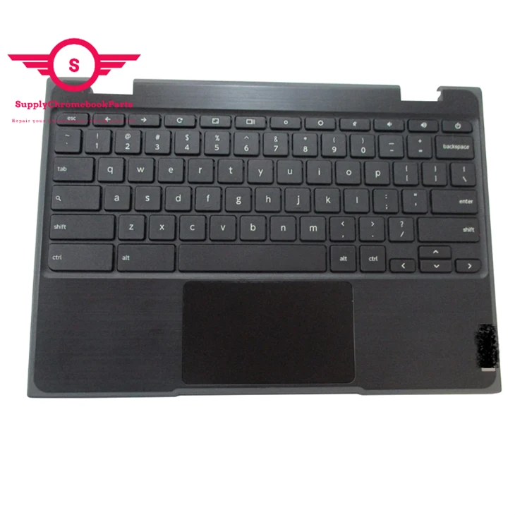 For Lenovo Chromebook 300e Gen2 Palmrest Upper Case US Keyboard 5CB0Z21541
