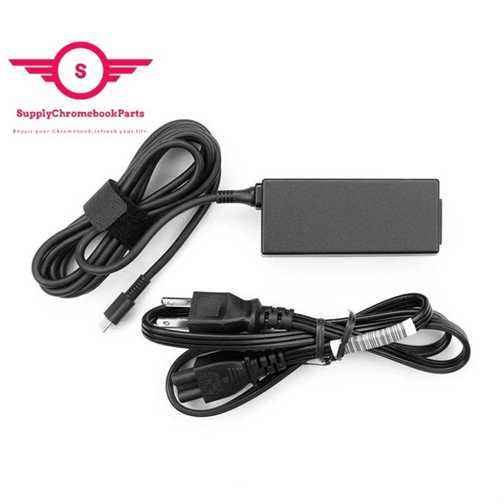 For HP 11 G8 EE Touch (AMD) Chromebook USB-C AC Adapter L42206-002