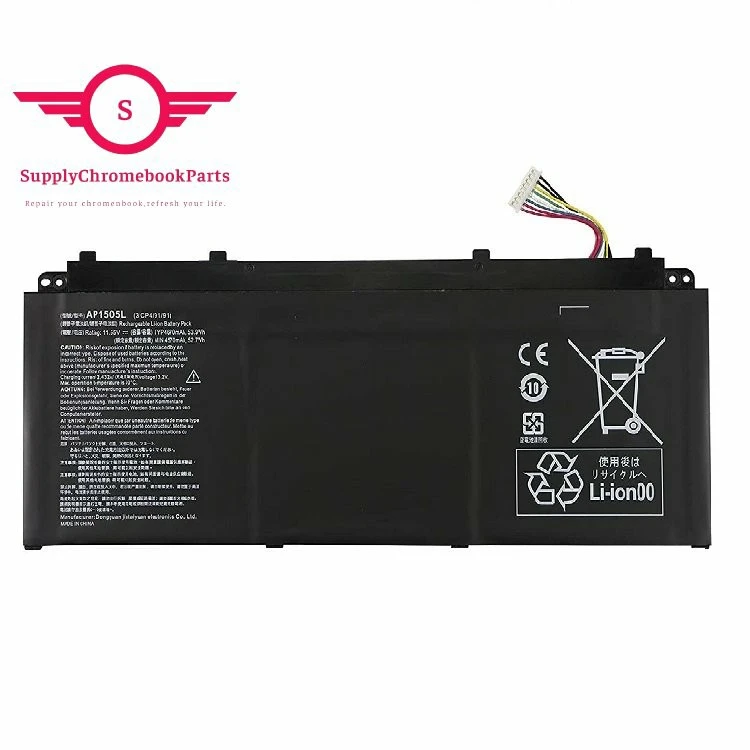 Laptop Battery For Acer Chromebook 13 CB5-312T AP15O5L KT.00305.003