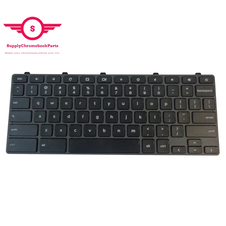 Laptop Keyboard For Dell Chromebook 3110 Power Button Version 3G0H0