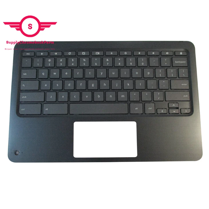 Laptop Palmrest Keyboard For HP Chromebook 11 G2 EE With Camera Hole L55802-001