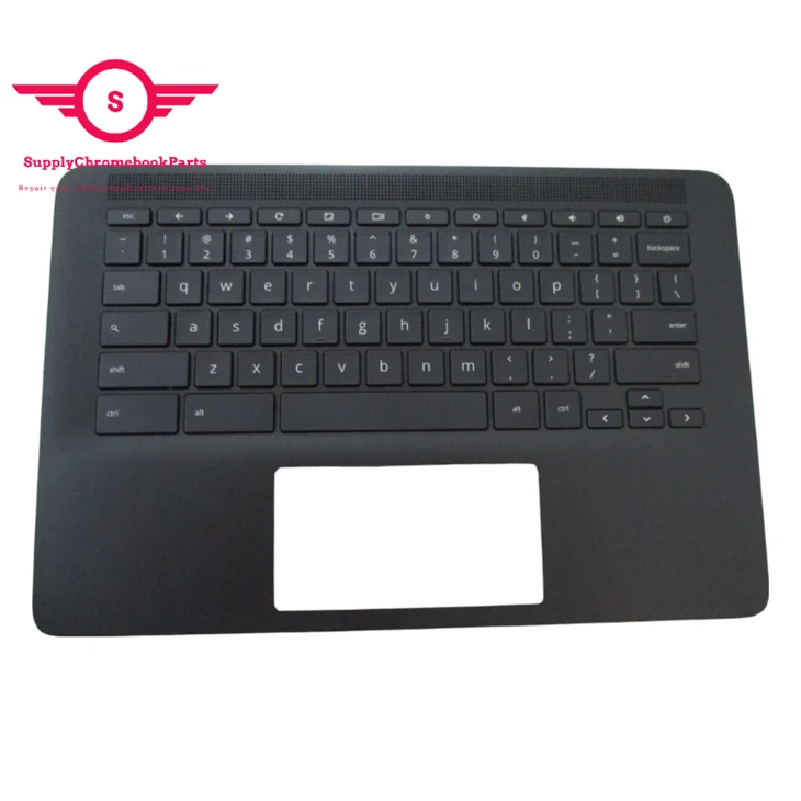 Replacement Palmrest For HP Chromebook 14 G6 Backlit Keyboard L90460-001