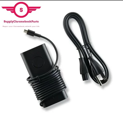 AC Adapter 65W USB-C For DELL Chromebook Part Number DA65NM190