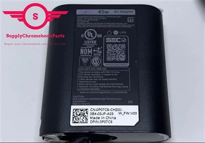 DA45NM180 For Dell 11 3100 Chromebook USB-C AC Adapter 45W