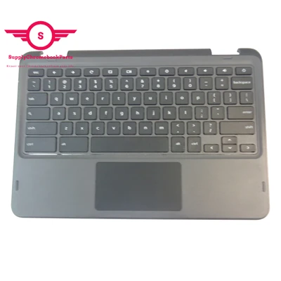 For Dell Chromebook 3100 2-in-1 Laptop Palmrest Keyboard With Touchpad TK87M