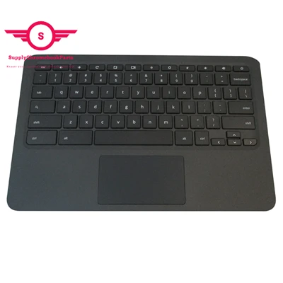 For HP Chromebook 11A-NB Palmrest Keyboard With Touchpad L99855-001