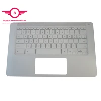 For HP Chromebook 14 CA White Palmrest With Keyboard L17094-001