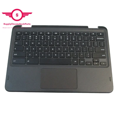Laptop Keyboard For Dell Chromebook 3110 2-in-1 CKY67 Palmrest With Touchpad