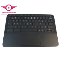 Laptop Palmrest Keyboard With Touchpad For HP Chromebook 11 G9 EE Black M47382-001