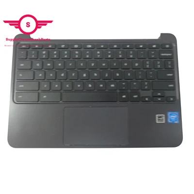 Replace Keyboard For HP Chromebook 11 G5 EE Palmrest With Touchpad 917442-001