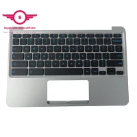 Replacement Keyboard For Asus Chromebook C202SA Silver Palmrest 90NX00Y1-R30120