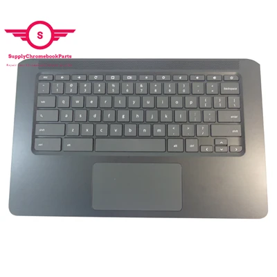 Replacement Palmrest For HP Chromebook 14 G5 Keyboard With Touchpad L14354-001
