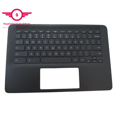Replacement Palmrest For HP Chromebook 14 G6 Backlit Keyboard L90460-001