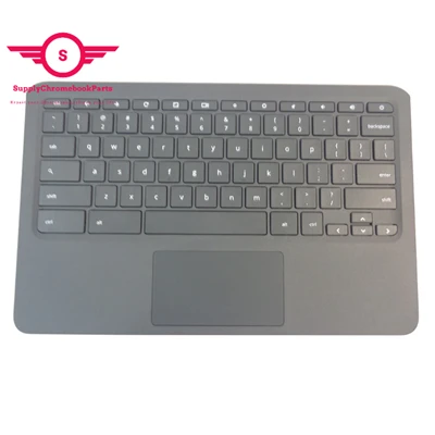 Replacment Palmrest For HP Chromebook 11A G6 EE Keyboard With Touchpad L52192-001