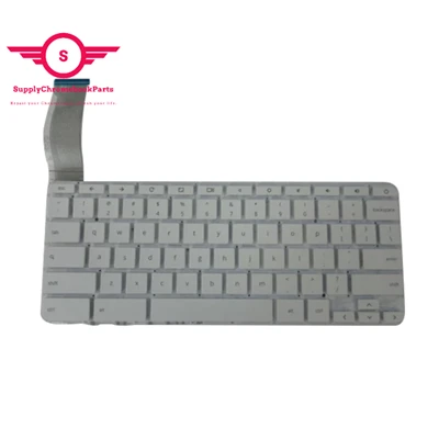 White Us Keyboard For HP Chromebook 14-AK 14-X Laptop