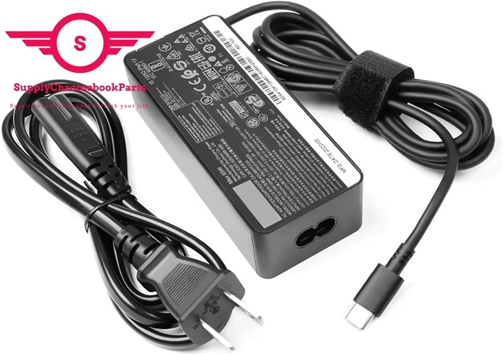 USB C Laptop AC Adapter For Lenovo Chromebook 2nd Generation 65W SA10R16864 02DL118 SA10E75821