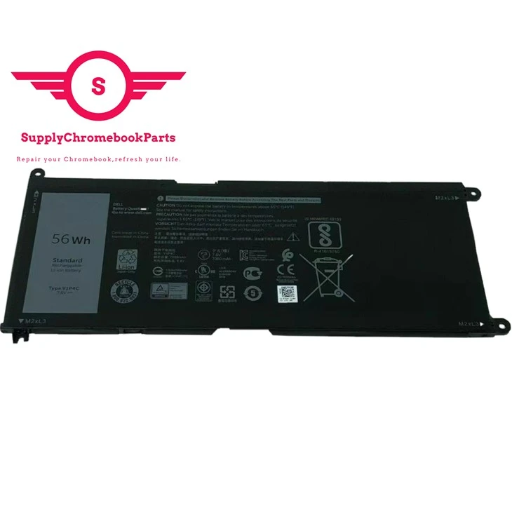 7.6V 56Wh V1P4C Laptop Battery For DELL Chromebook 13 3380