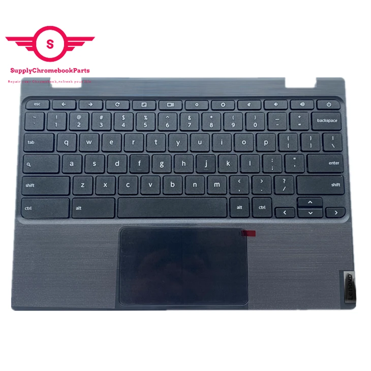 For Lenovo Chromebook 100e 2nd Gen 81QB Palmrest Keyboard With Touchpad 5CB0X55485
