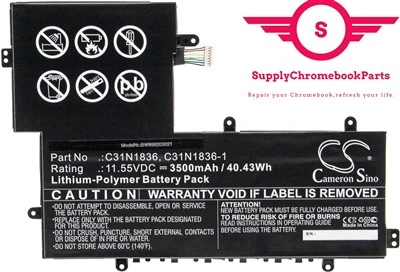 For Asus 11 C214MA Battery 0B200-03370000 C31N1836-1