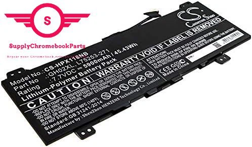 Brand New GH02XL Laptop Battery For HP 11 G8 EE (AMD) Chromebook Battery L75253-271
