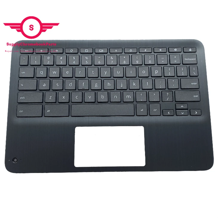 For HP 11 X360 G3 EE Chromebook Palmrest Keyboard L92215-001