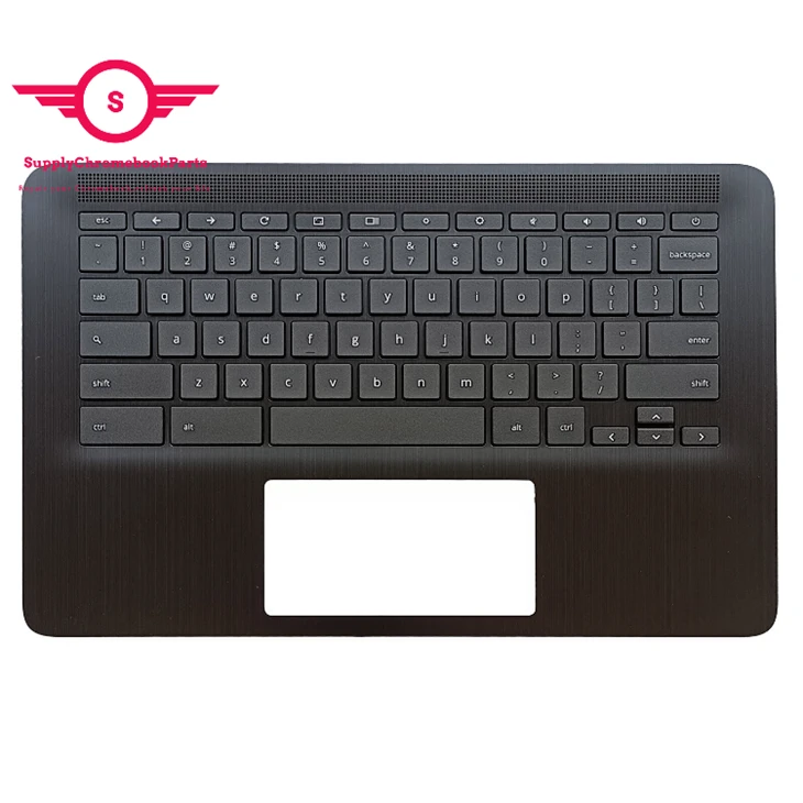 For HP Chromebook 14 G7 Palmrest Upper Case US Keyboard M47207-001