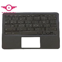 Brand New L52573-001 For HP 11 G7 EE Chromebook Palmrest Keyboard