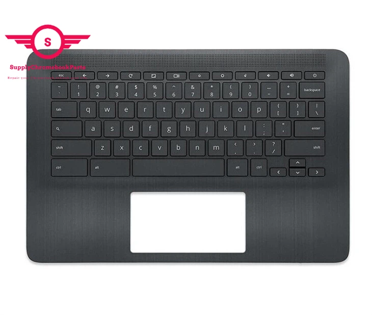 Brand New L90339-001 For HP 14 G6 Chromebook Palmrest Keyboard