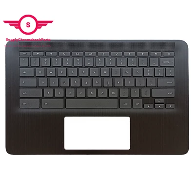 For HP Chromebook 14 G7 Palmrest Upper Case US Keyboard M47207-001