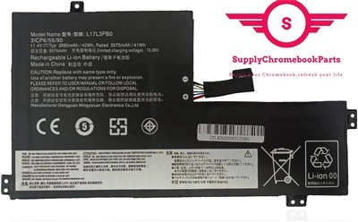 For Lenovo 11 500e Gen 2 Chromebook Battery L17L3PB0