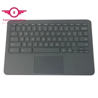 For HP 11 G6 EE (Intel) Chromebook Palmrest Keyboard with touchpad L92334-001