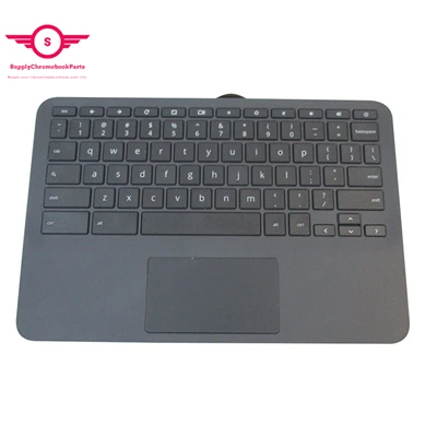 For HP 11 G8 EE Chromebook Palmrest Keyboard With Touchpad L90338-001