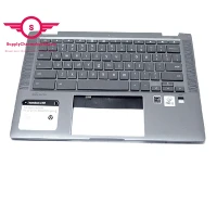 For HP ChromebookX360 14C-CA Palmrest Keyboard Space Gray M00330-001